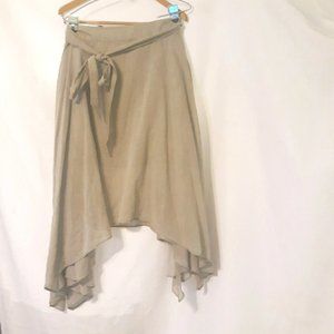 Free People Asymetrical Tie Skirt EUC